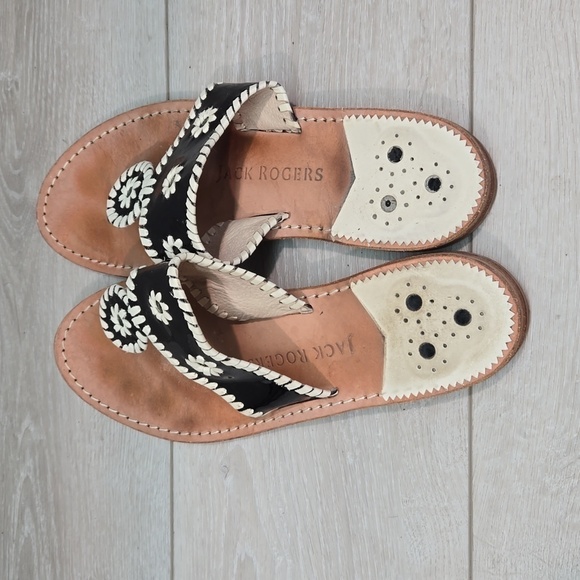 Jack Rogers Women Thong Sandals Flats shoes sz 10M - Picture 5 of 11